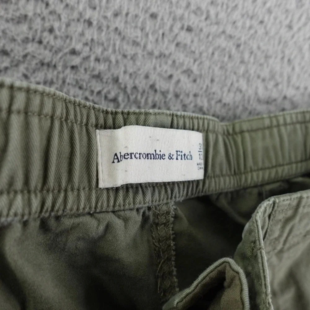 Abercrombie & Fitch Cargo Pants Women Size 12/31 Military Green Casual Bohemian